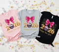 2026 Happy New Year T-Shirt – Festive Disco Ball & Bow Celebration Tee