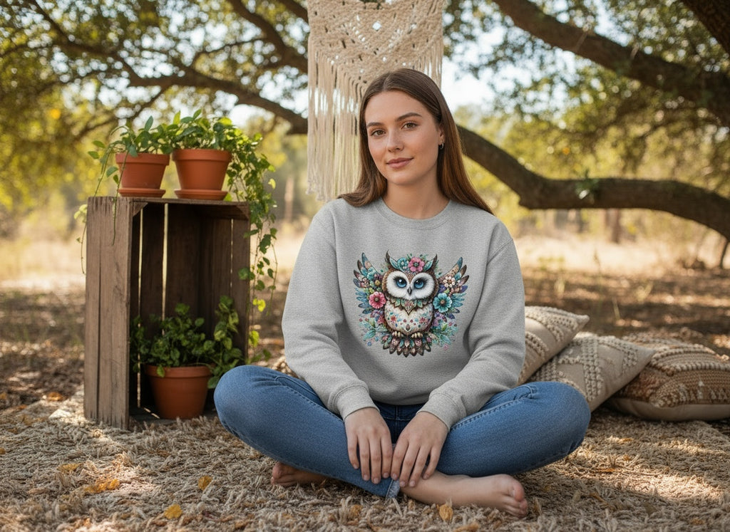 Floral Owl Spirit Sweatshirt (Copy)