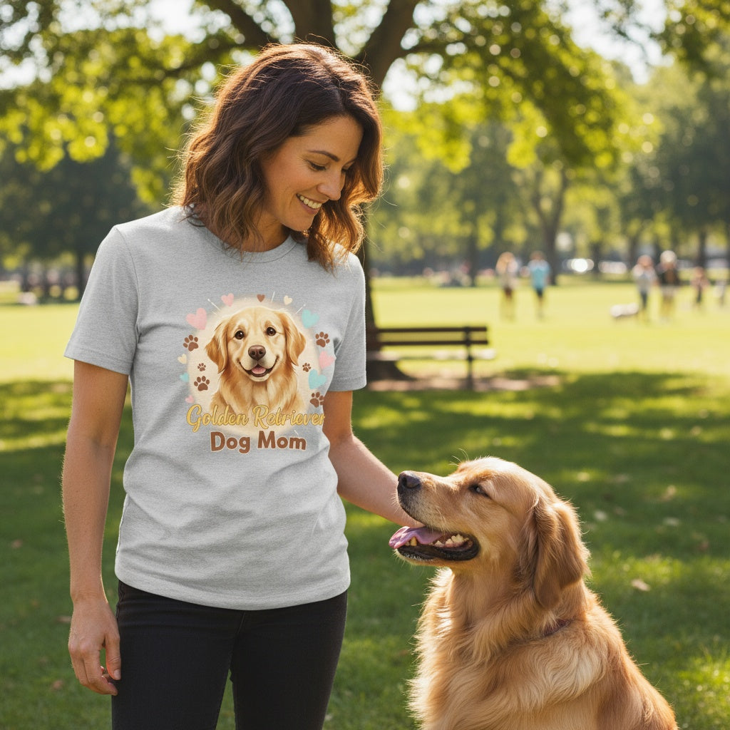 Golden Retriever Dog Mom T-Shirt