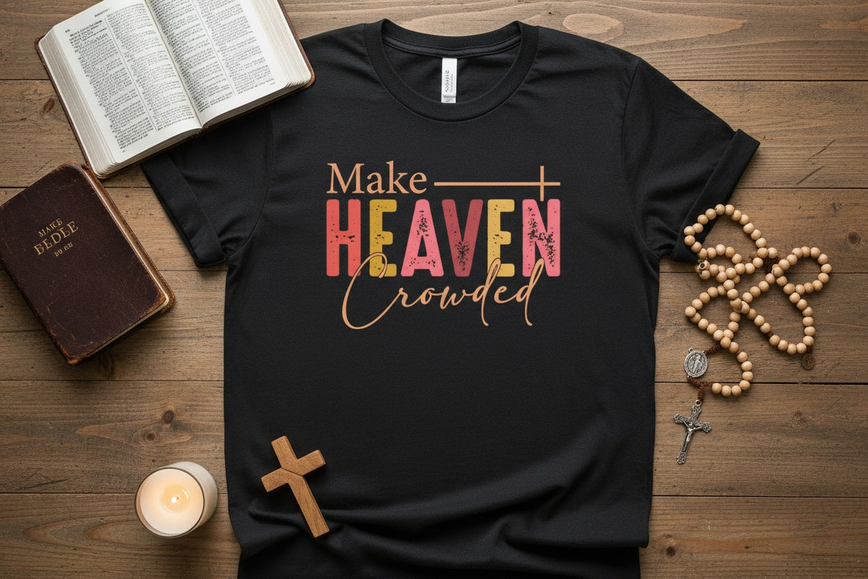 Make Heaven Crowded Inspirational Design