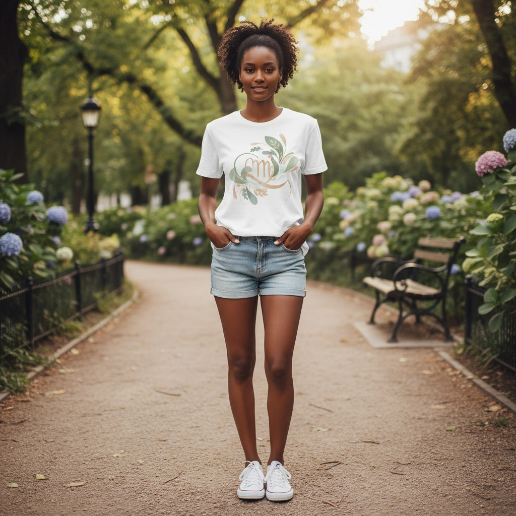 Virgo Zodiac Shirt – Elegant Floral Astrology Tee | Exclusively by AnnaKat