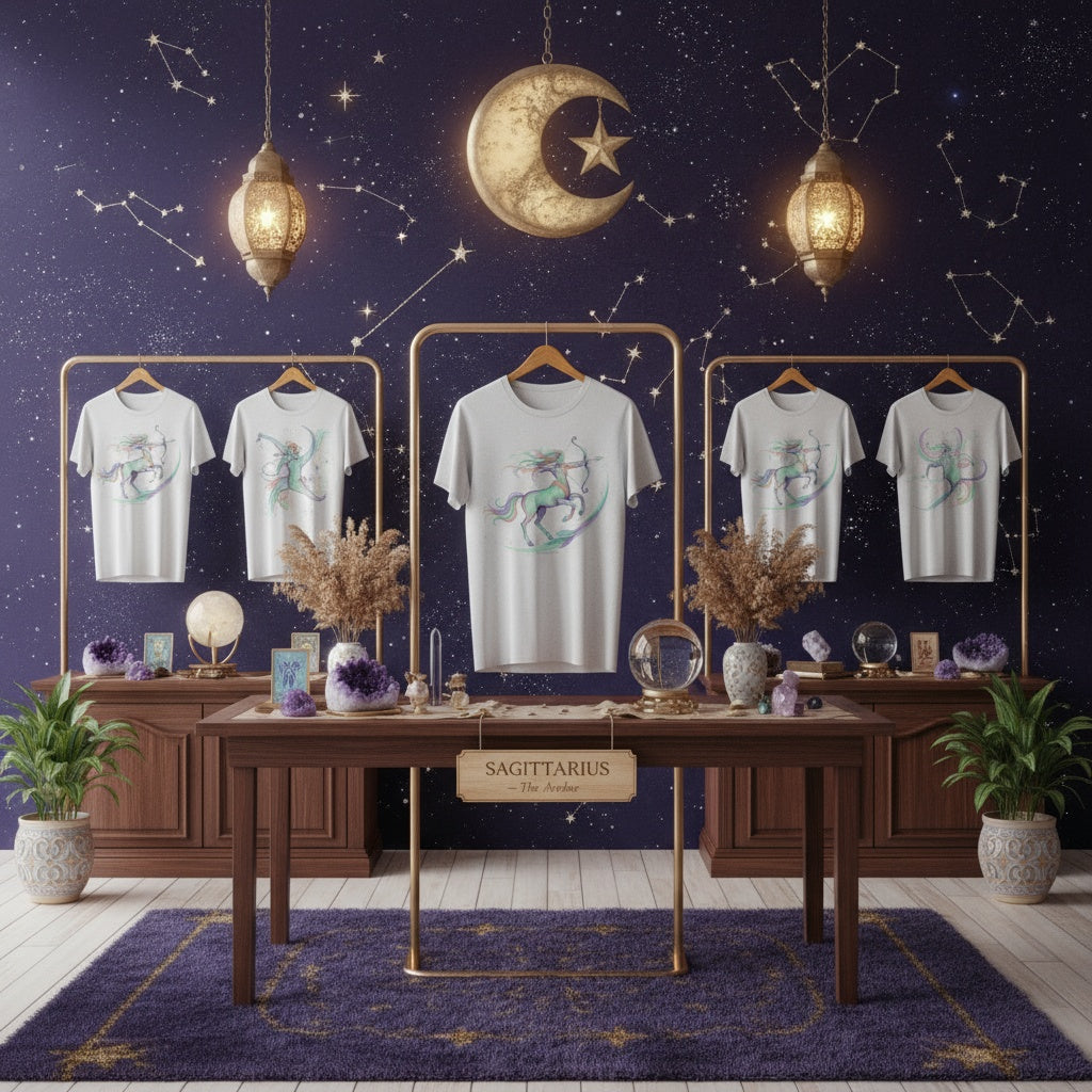 Sagittarius Zodiac Shirt – Mystical Archer Astrology Tee | Exclusively by AnnaKat