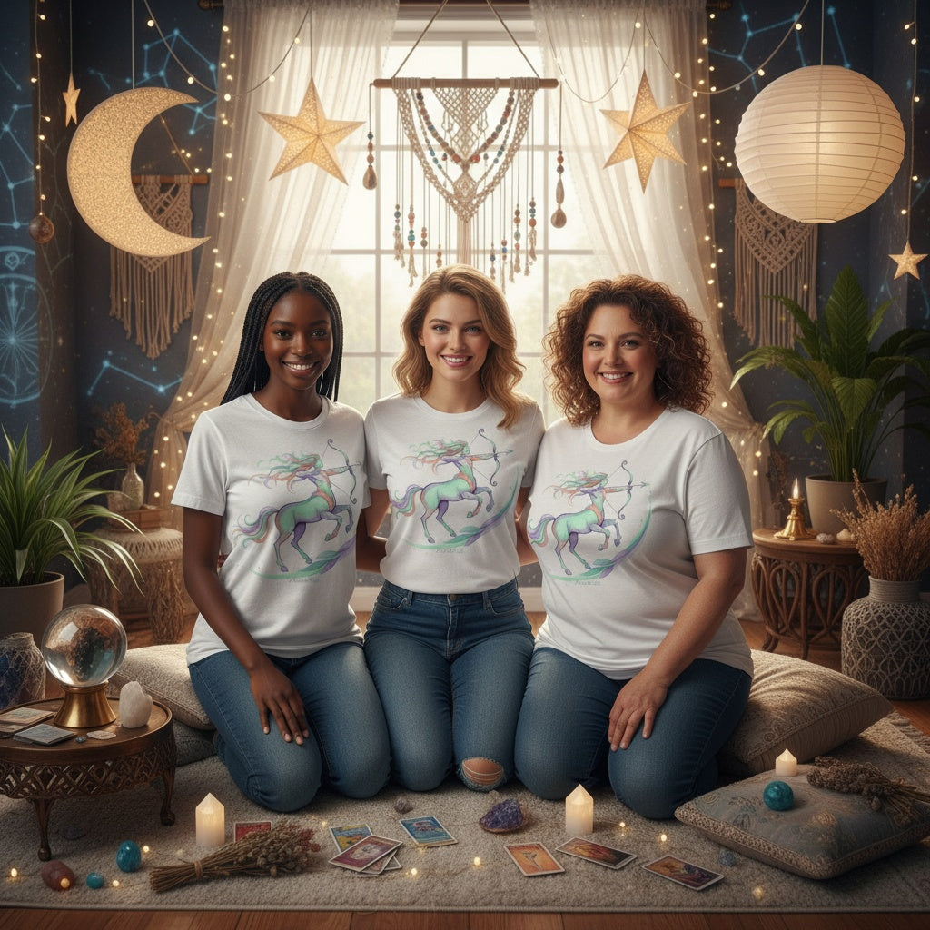 Sagittarius Zodiac Shirt – Mystical Archer Astrology Tee | Exclusively by AnnaKat