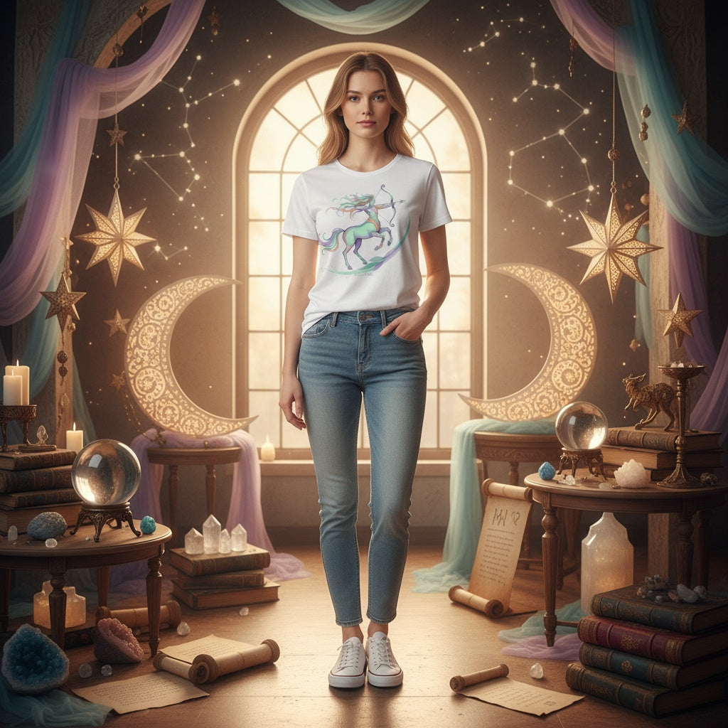 Sagittarius Zodiac Shirt – Mystical Archer Astrology Tee | Exclusively by AnnaKat