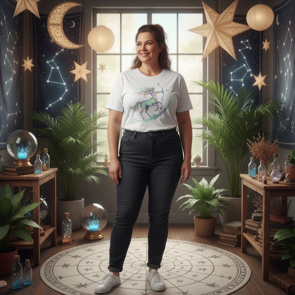 Sagittarius Zodiac Shirt – Mystical Archer Astrology Tee | Exclusively by AnnaKat
