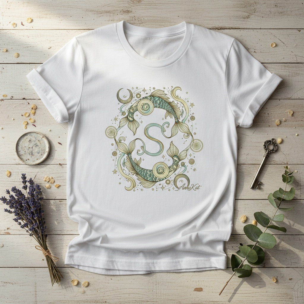 Pisces Zodiac T-Shirt | Exclusively by AnnaKat Collection