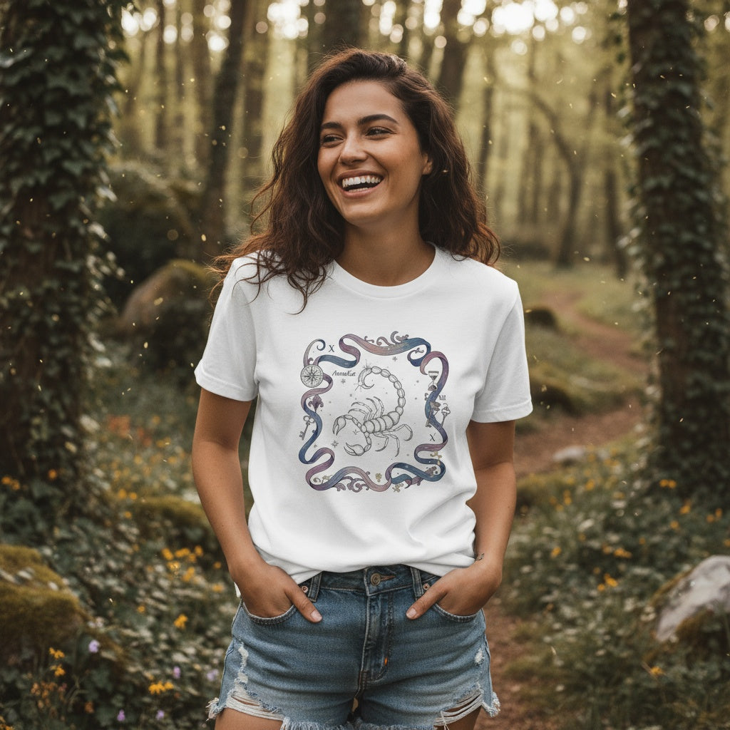 Exclusive Mystical Scorpio Zodiac T-Shirt | Exclusively by AnnaKat Collection