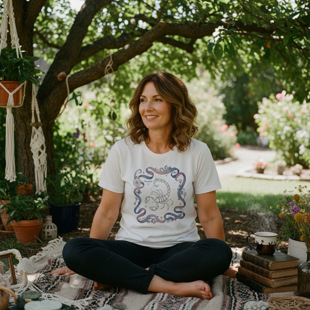Exclusive Mystical Scorpio Zodiac T-Shirt | Exclusively by AnnaKat Collection