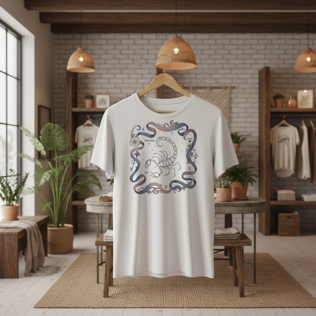 Exclusive Mystical Scorpio Zodiac T-Shirt | Exclusively by AnnaKat Collection