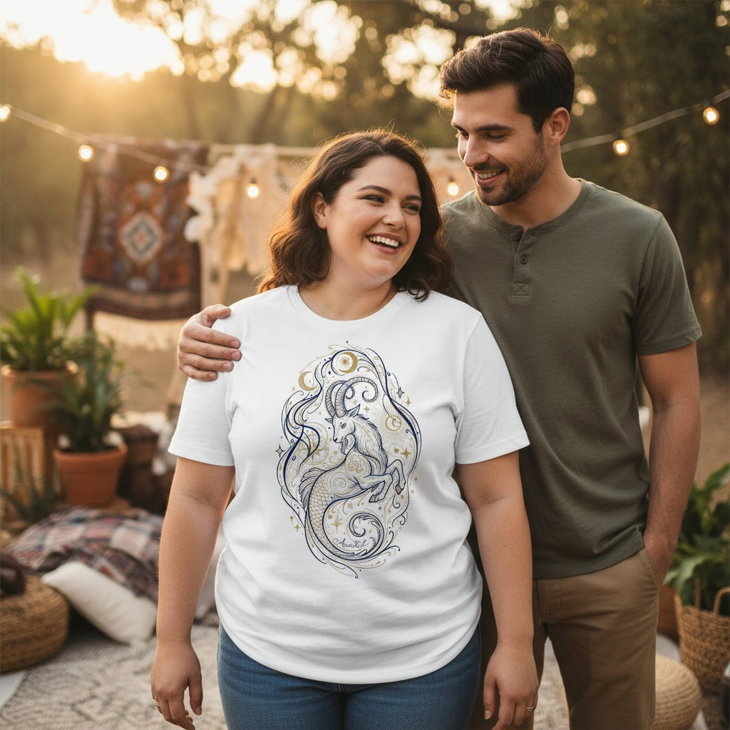 Exclusive Mystical Capricorn Zodiac T-Shirt | Exclusively by AnnaKat Collection