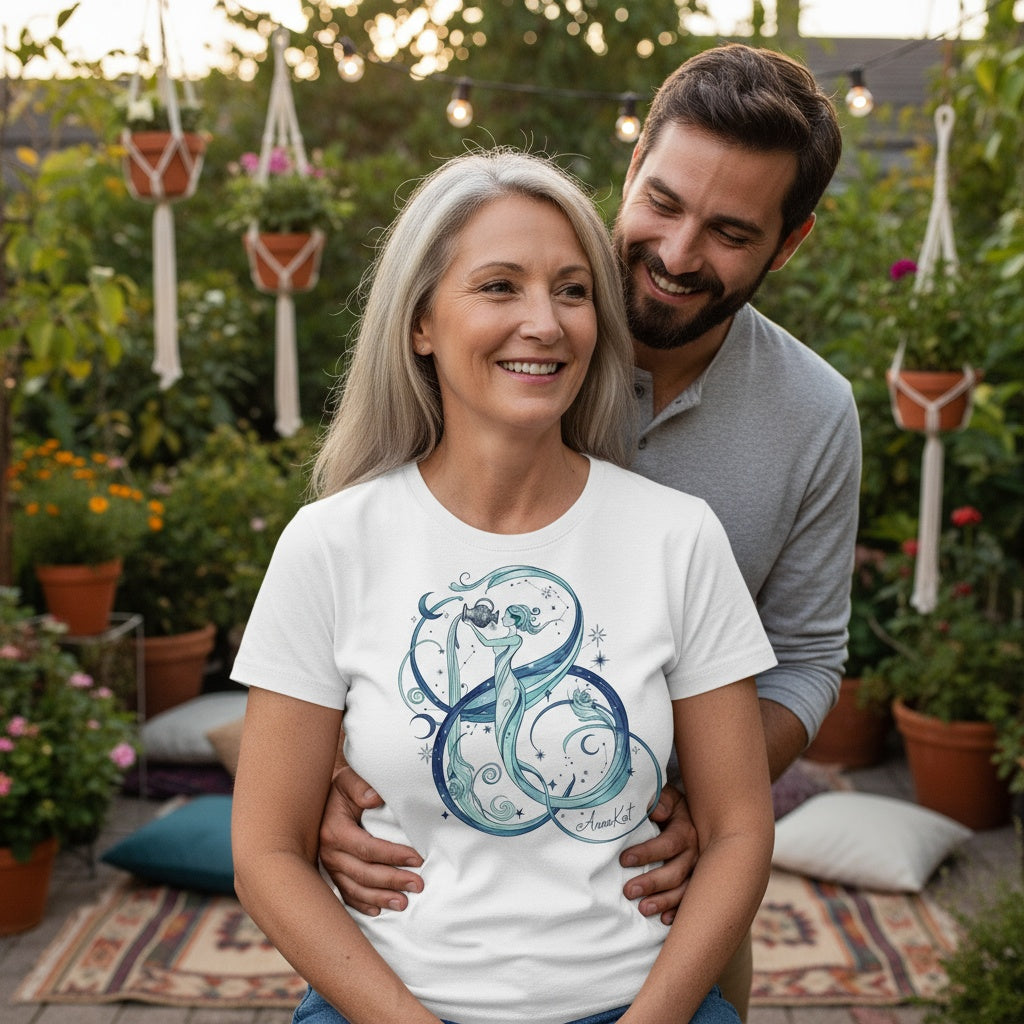 Aquarius Zodiac T-Shirt | Exclusively by AnnaKat Collection