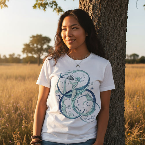 Aquarius Zodiac T-Shirt | Exclusively by AnnaKat Collection