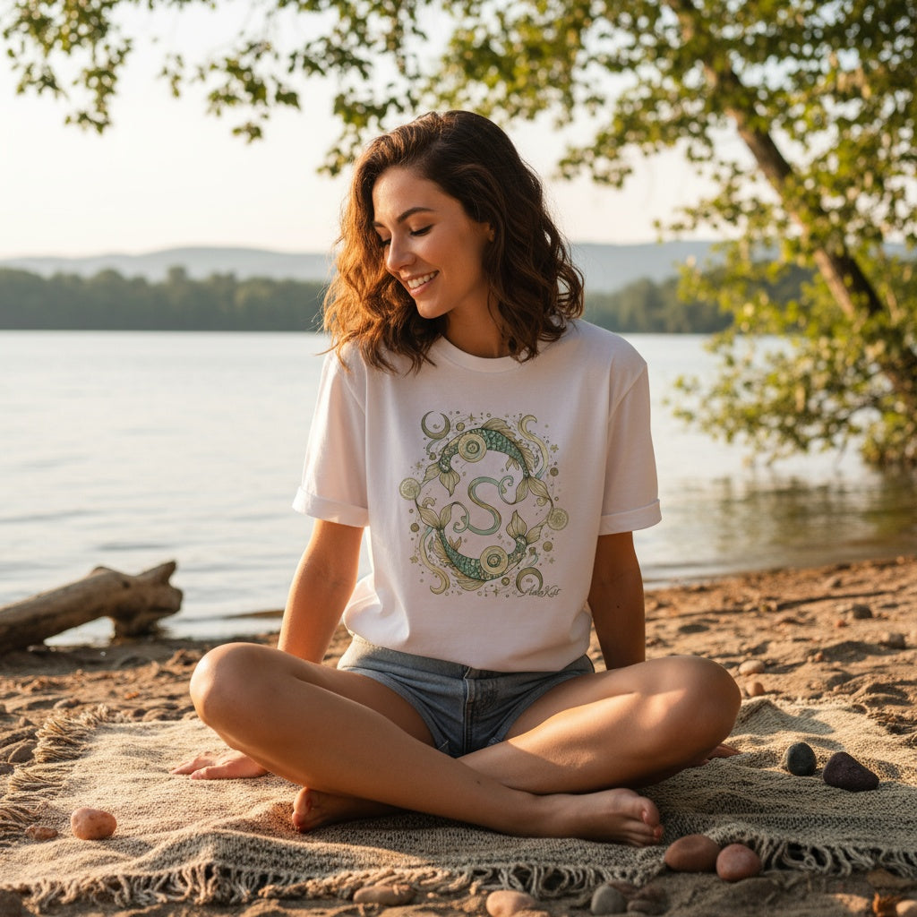 Pisces Zodiac T-Shirt | Exclusively by AnnaKat Collection