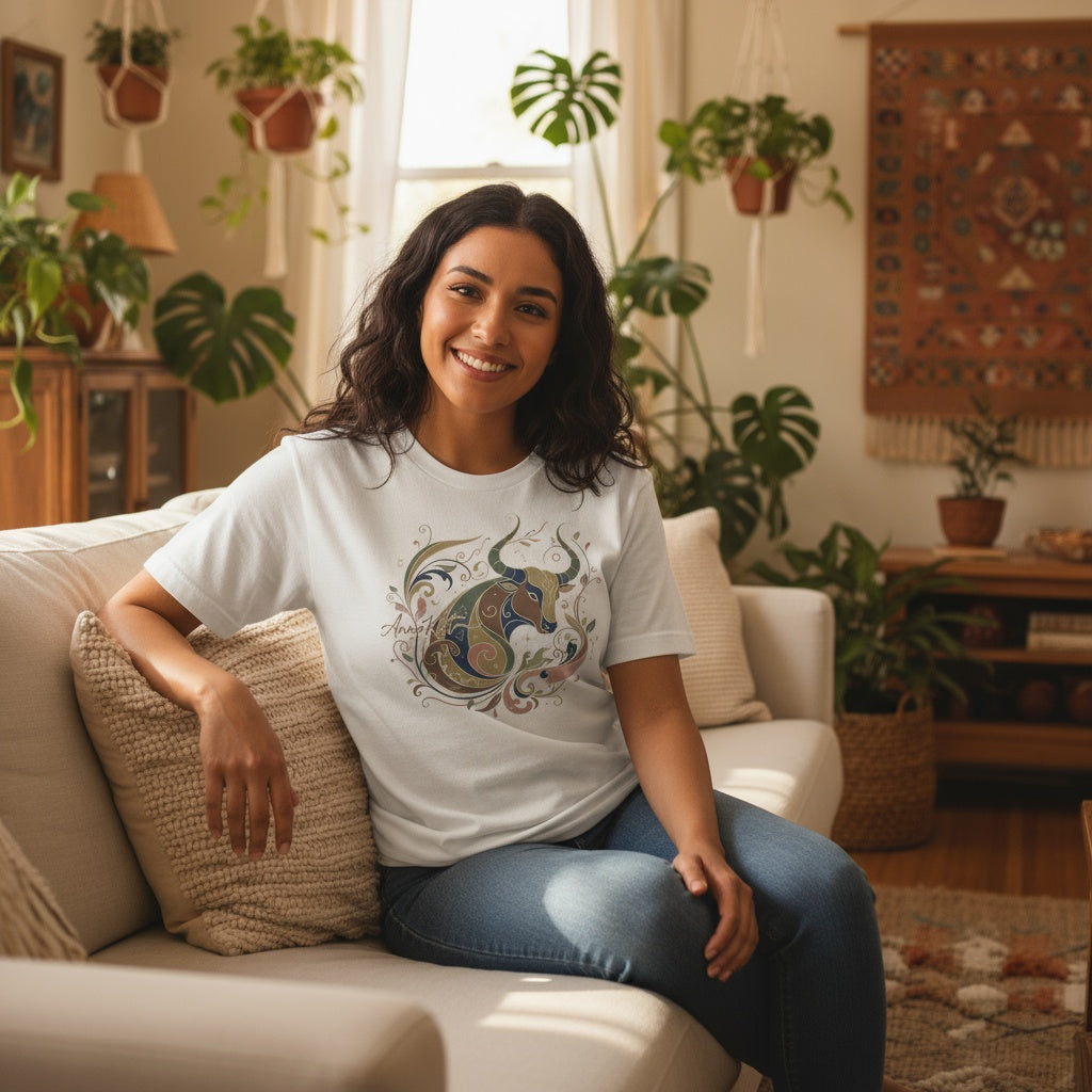 Exclusively by AnnaKat Taurus Zodiac Shirt | Stylish April-May Horoscope Tee