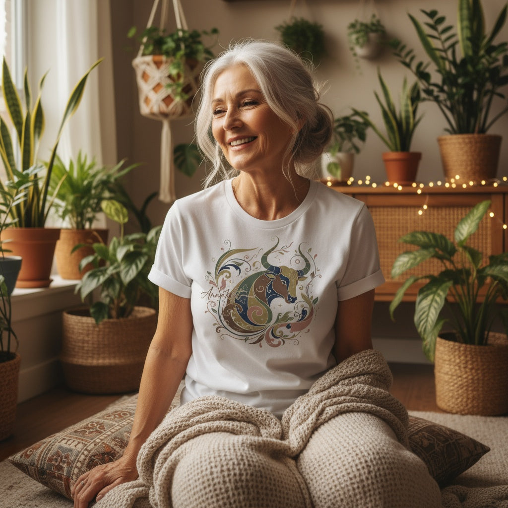 Exclusively by AnnaKat Taurus Zodiac Shirt | Stylish April-May Horoscope Tee