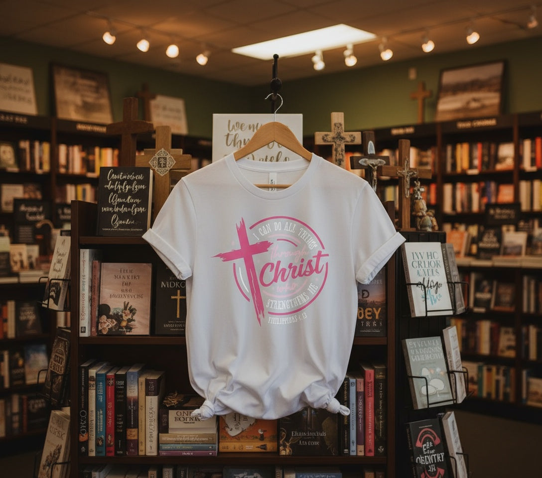 I Can Do All Things Through Christ T-Shirt – Inspirational Christian Tee