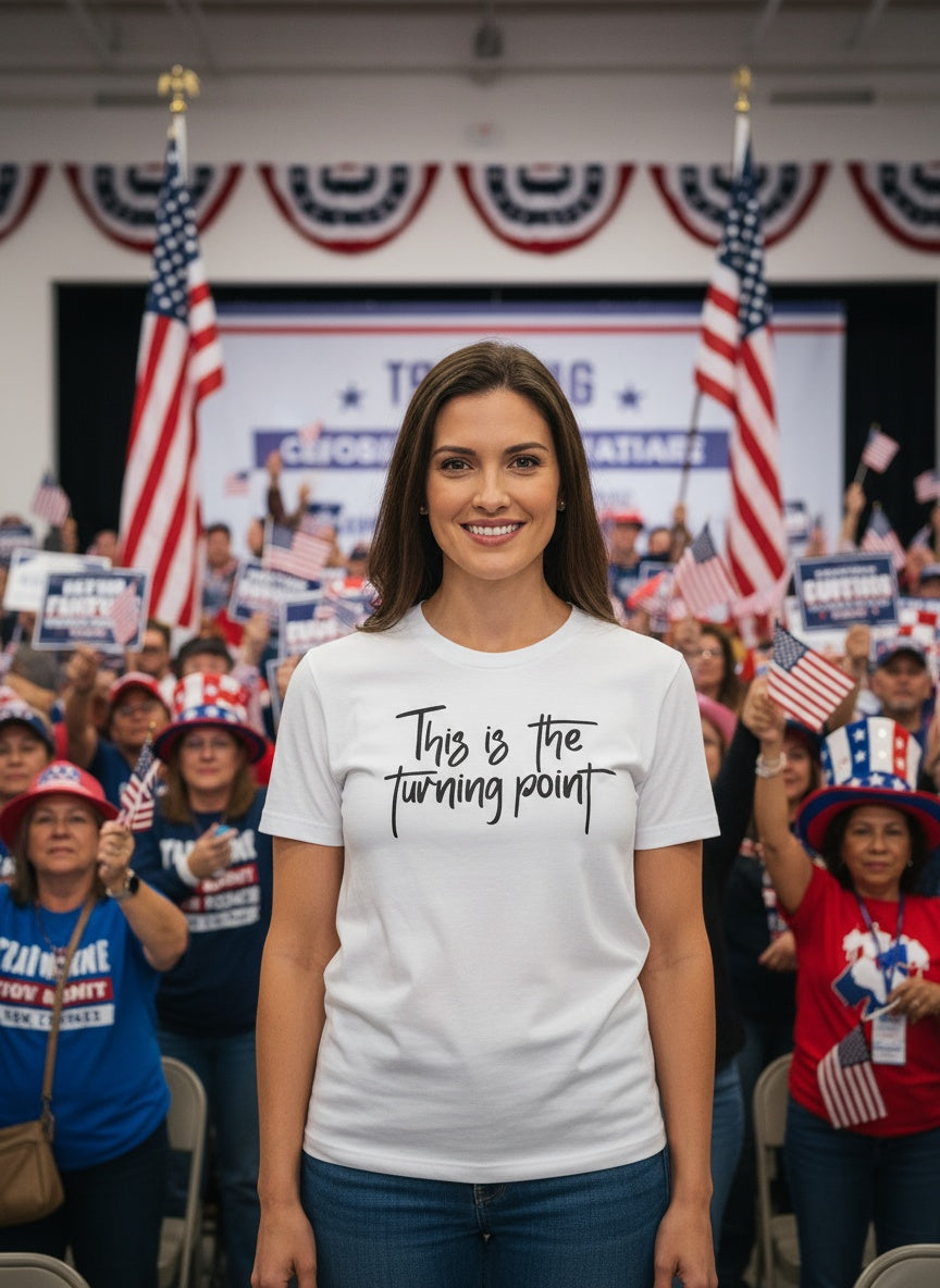 “This is the Turning Point” Patriotic Rally T-Shirt
