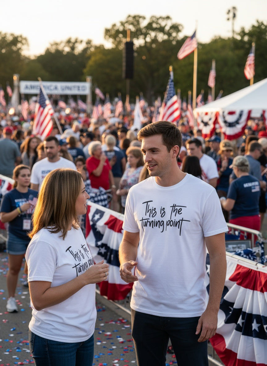 “This is the Turning Point” Patriotic Rally T-Shirt