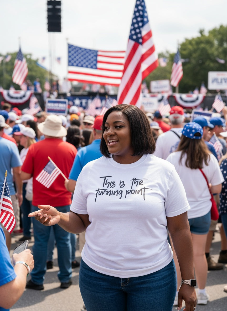 “This is the Turning Point” Patriotic Rally T-Shirt
