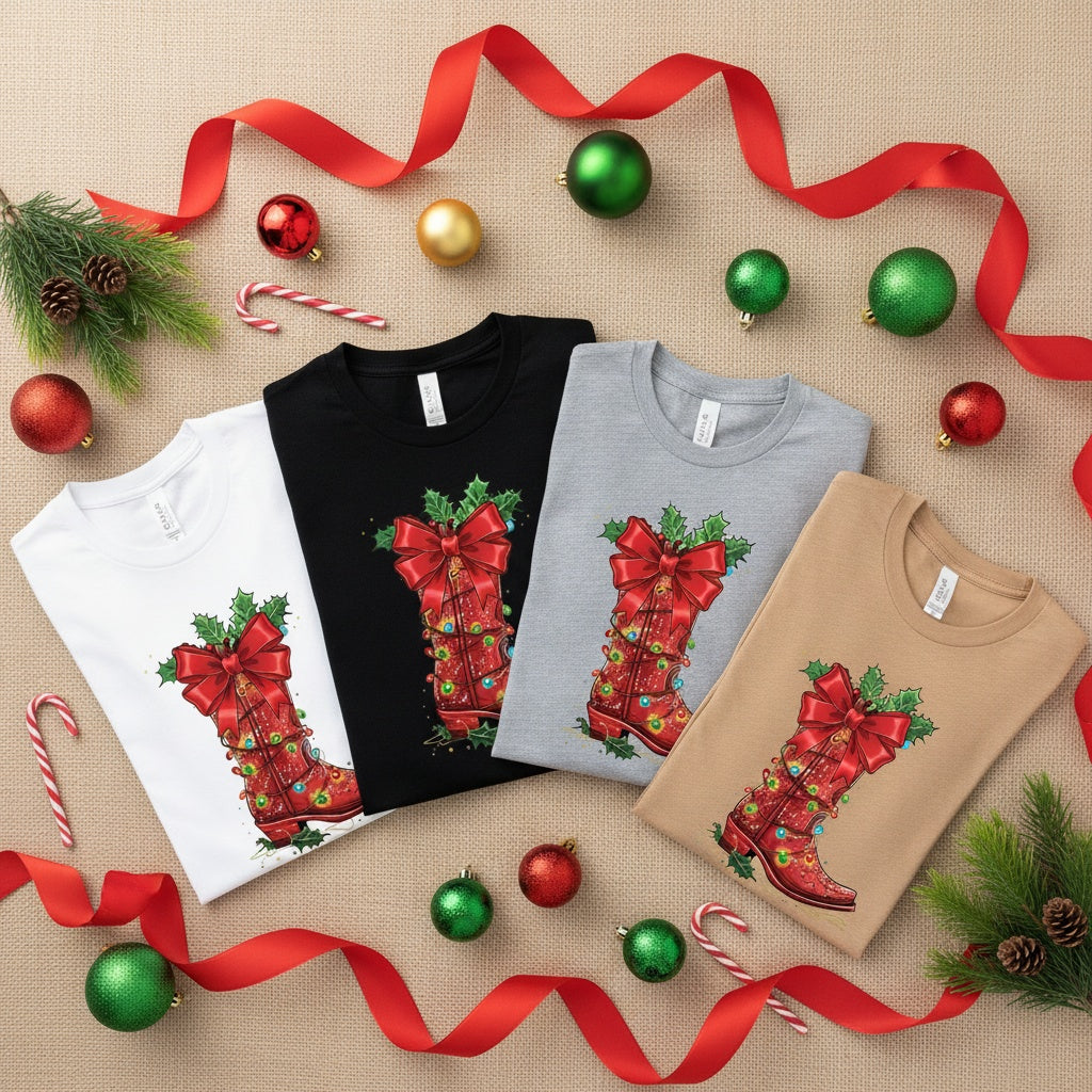 These Boots are Made for Christmas Tee