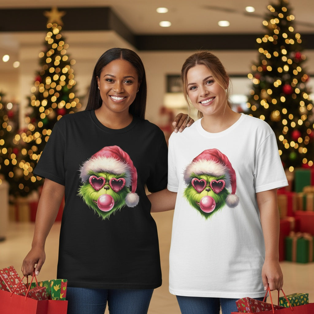Grinch Glasses Holiday Tee